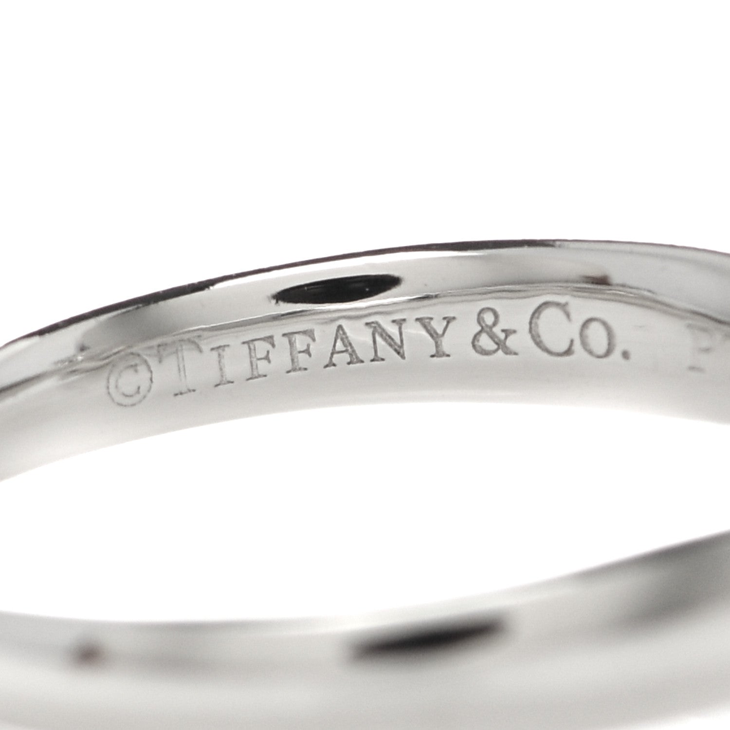 Tiffany Platinum Diamond .69ct Harmony Solitaire Engagement Ring 44 3 4 of 7