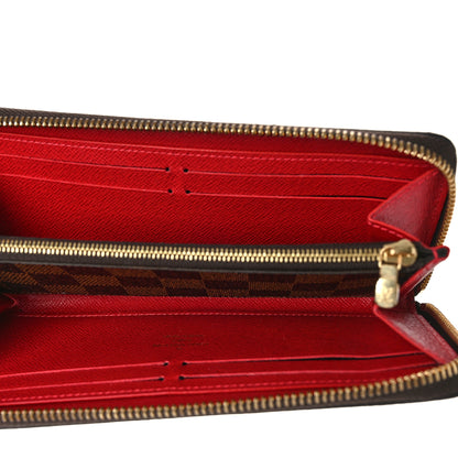Louis Vuitton Damier Ebene Clemence Wallet Cherry 5 of 8