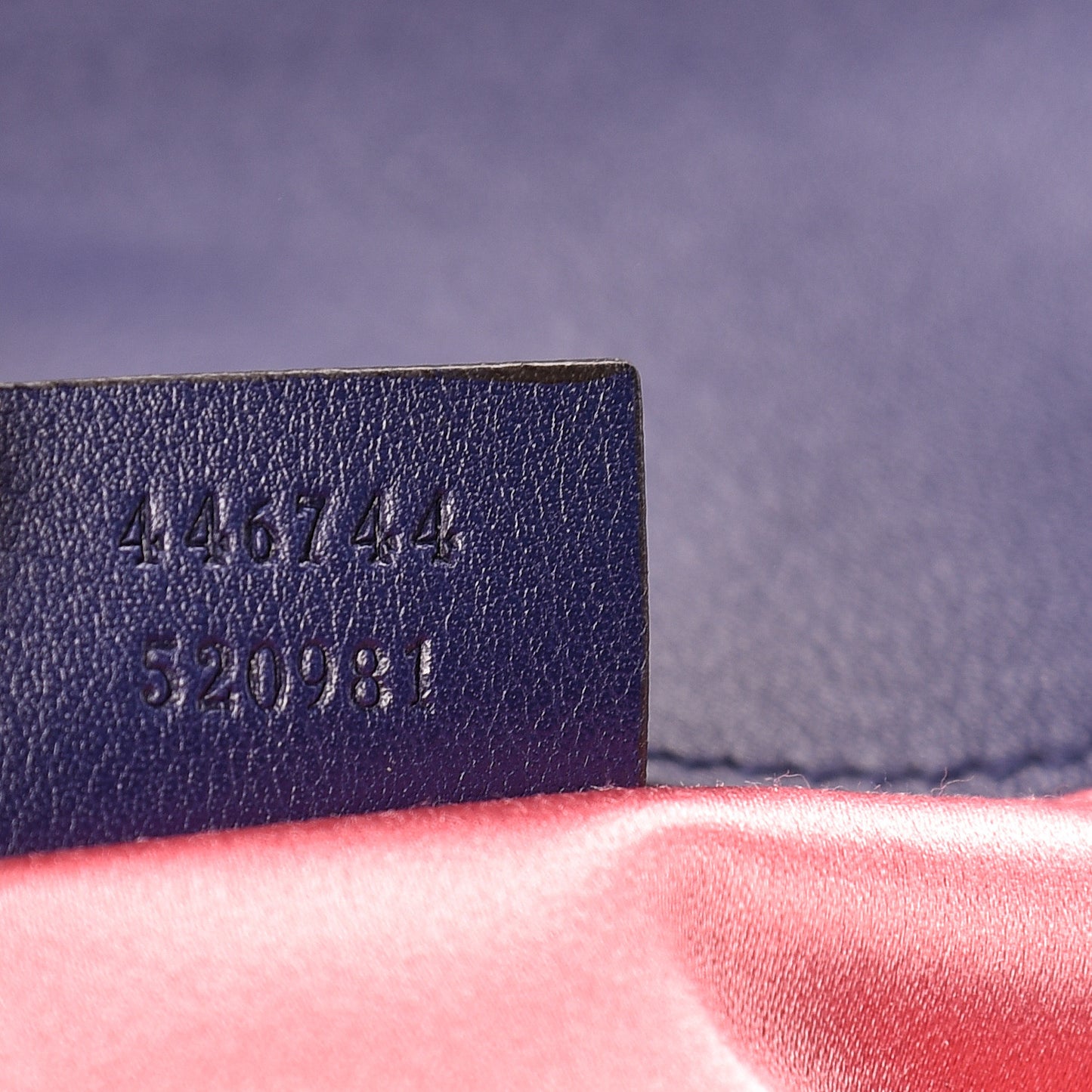 Velvet Matelasse Mini GG Marmont Shoulder Bag Cobalt Blue