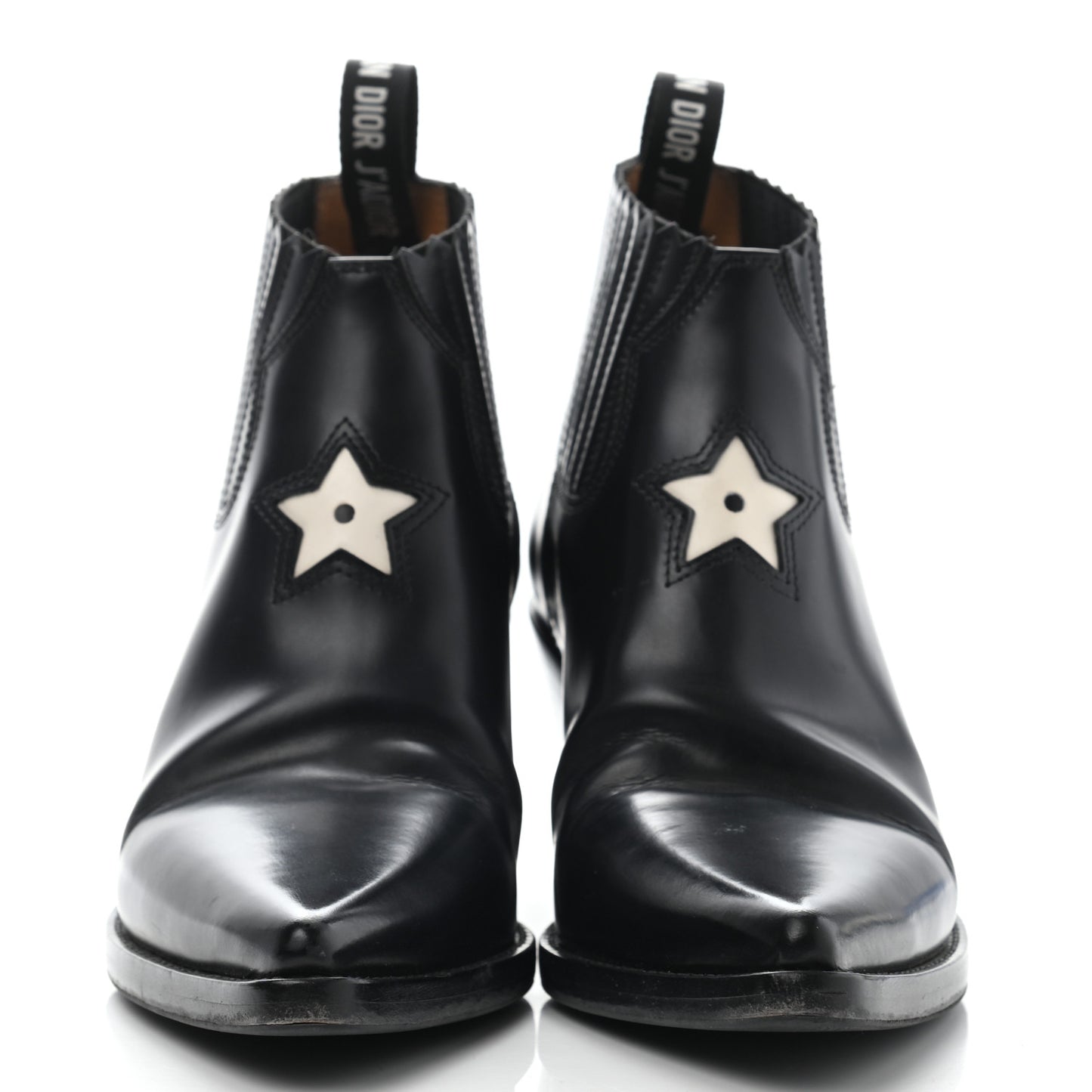 Calfskin L.A. Ankle Boots 36.5 Black