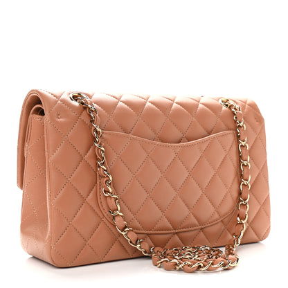 Chanel Lambskin Quilted Medium Double Flap Brown 4 of 8