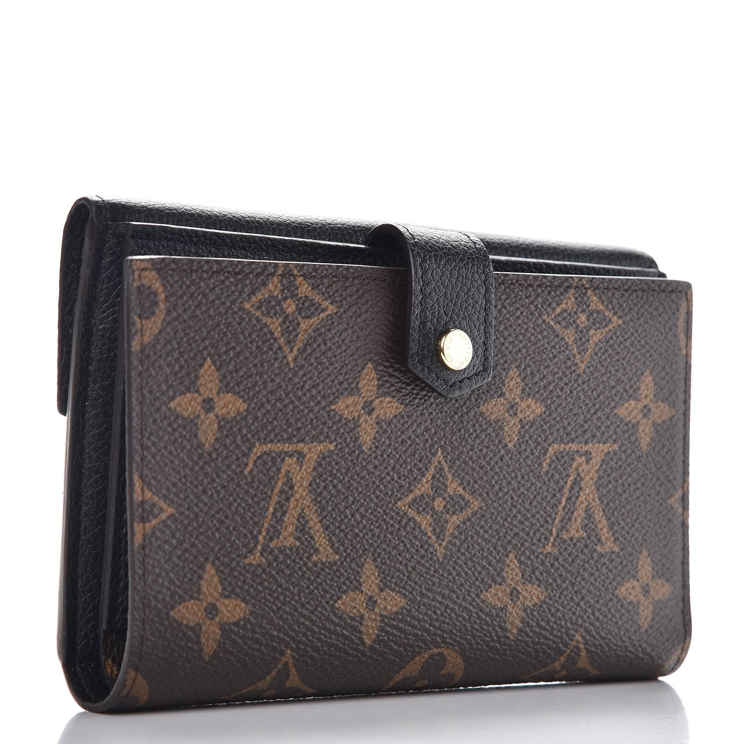 Louis Vuitton Monogram Pallas Compact Wallet Black 3 of 8