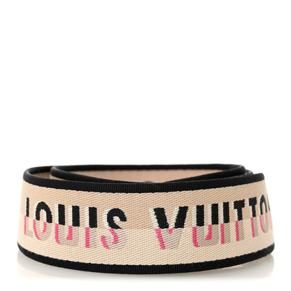 Louis Vuitton Jacquard Diane Shoulder Strap Black 2 of 3