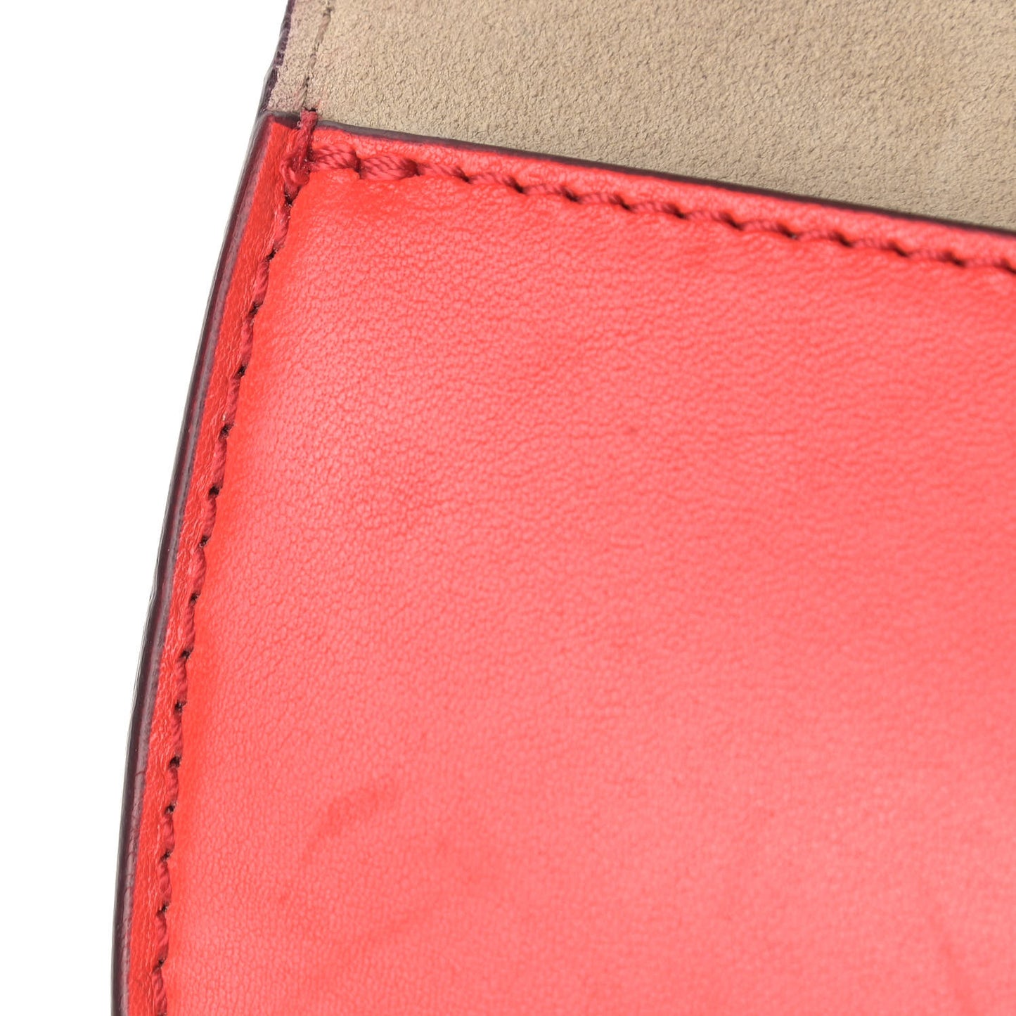 Calfskin Georgia Crossbody Bag Paprika Red