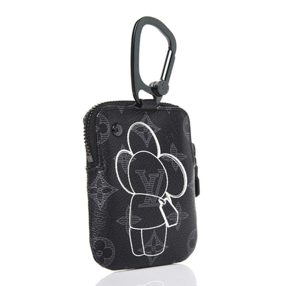 Louis Vuitton Monogram Eclipse Vivienne Zipper Key Ring 3 of 10
