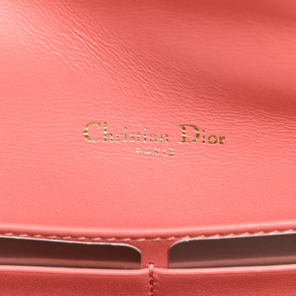Christian Dior Patent Cannage Lady Dior Chain Pouch Pink 6 of 9