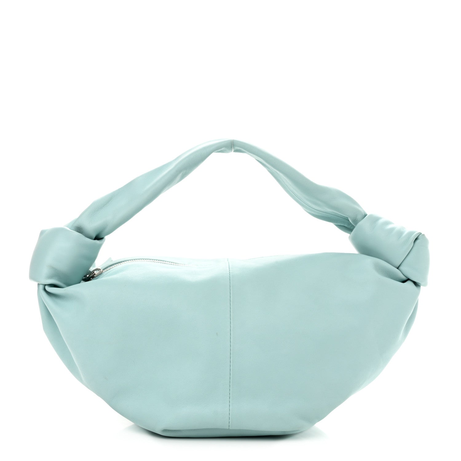 Bottega Veneta Nappa Mini Double Knot Bag Blue 1 of 11