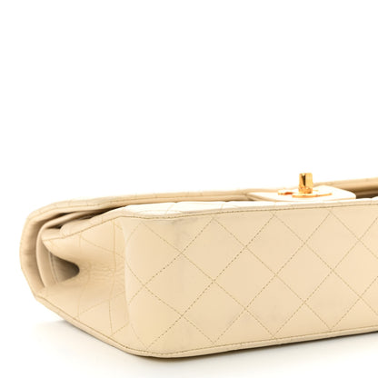 Chanel Lambskin Quilted Medium Double Flap Beige 8 of 12