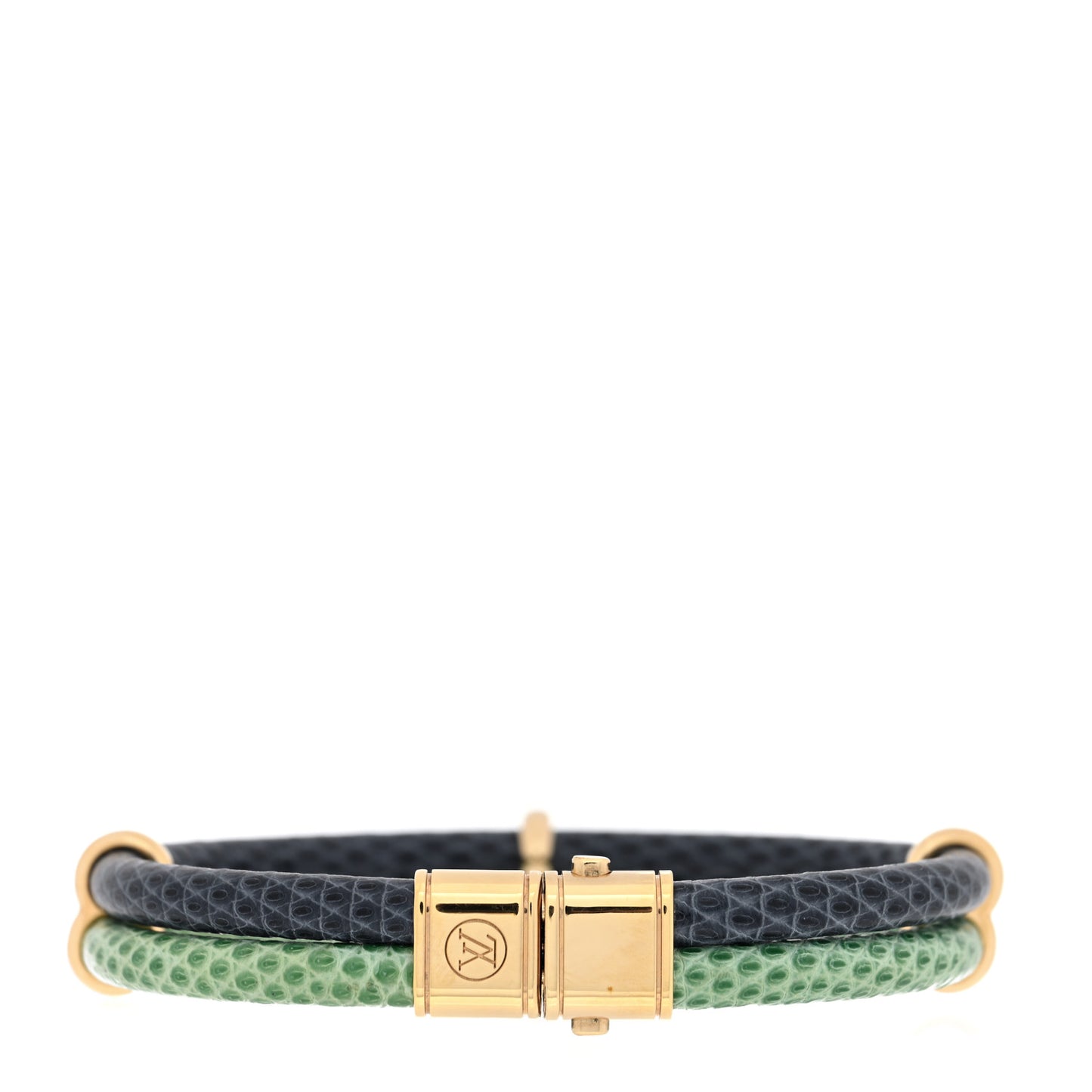Snakeskin Keep It Twice Bracelet Blue Green