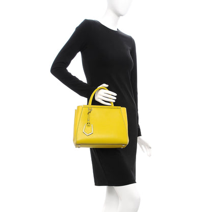 Fendi Vitello Elite Petite 2Jours Tote Cedro 3 of 11