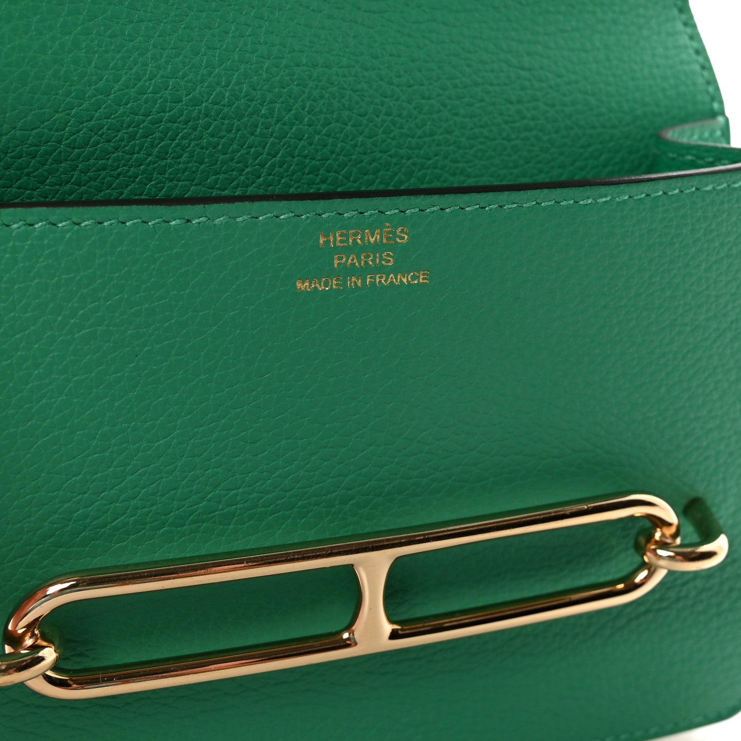 Hermes Evercolor Bi-Color Roulis Slim Wallet Menthe Vert Bosphore 7 of 8