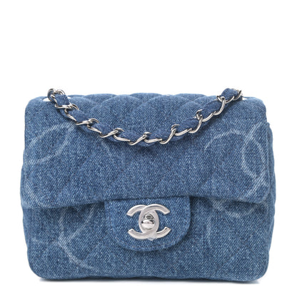 Chanel Denim CC Quilted Mini Square Flap Blue 1 of 4