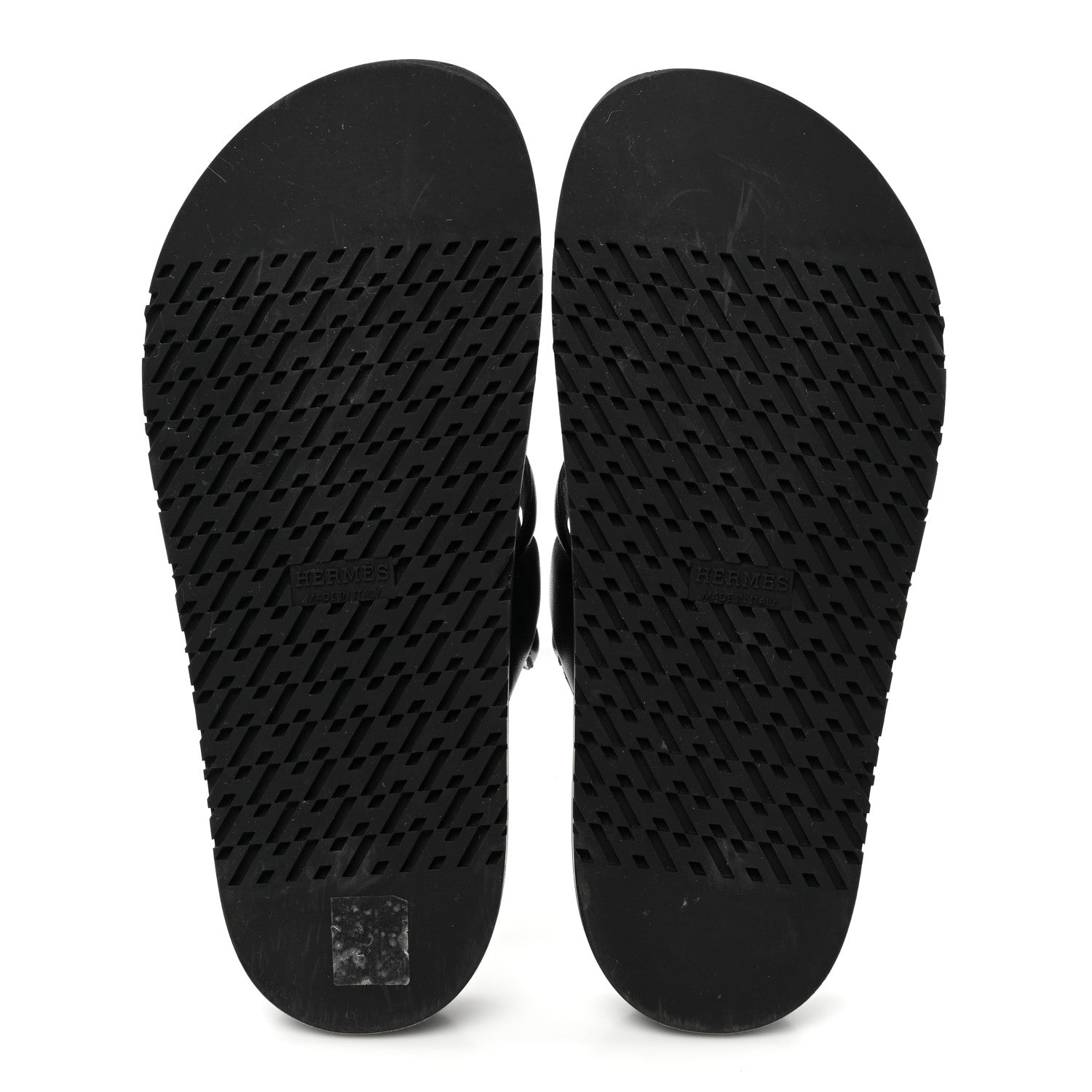 Hermes Nappa Extra Sandals 38 Black 5 of 9