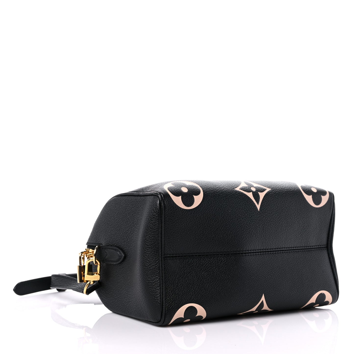 Empreinte Monogram Giant Speedy Bandouliere 25 Black Beige