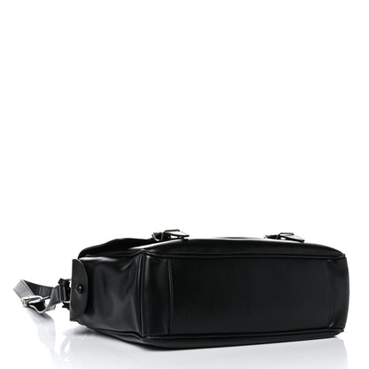 Saint Laurent Calfskin Flap Front Messenger Bag Black 4 of 15