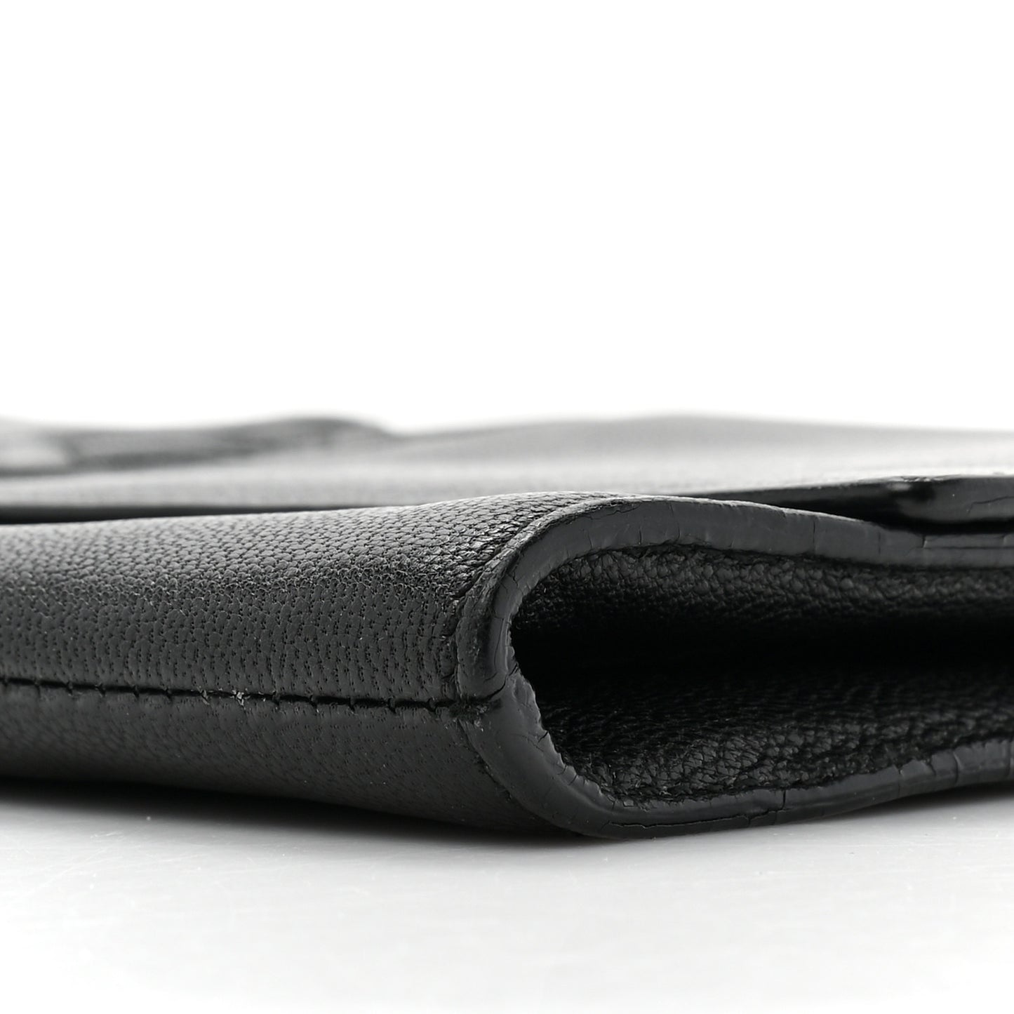 Calfskin Monogram Large Belle De Jour Clutch Black