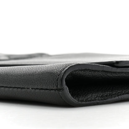 Saint Laurent Calfskin Monogram Large Belle De Jour Clutch Black 8 of 14