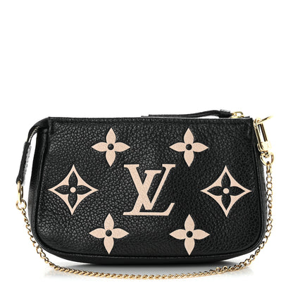 Louis Vuitton Empreinte Monogram Giant Mini Pochette Accessories Black 1 of 5