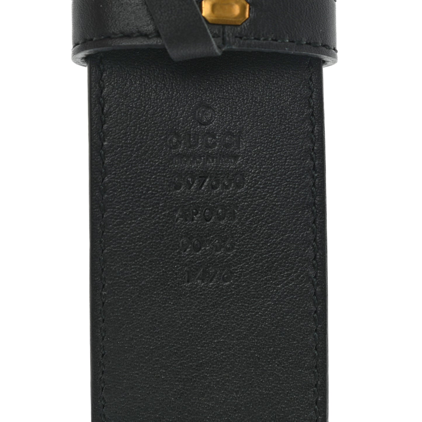 Calfskin Double G 40mm Belt 90 36 Black