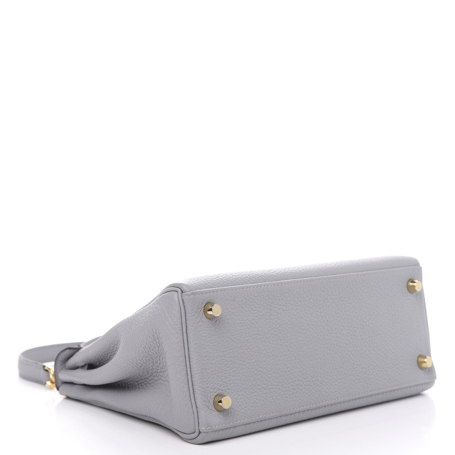 Hermes Taurillon Clemence Kelly Retourne 25 Gris Mouette 4 of 10