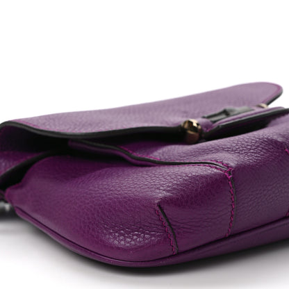 Gucci Calfskin Small Nouveau Fringe Shoulder Bag Purple 7 of 8