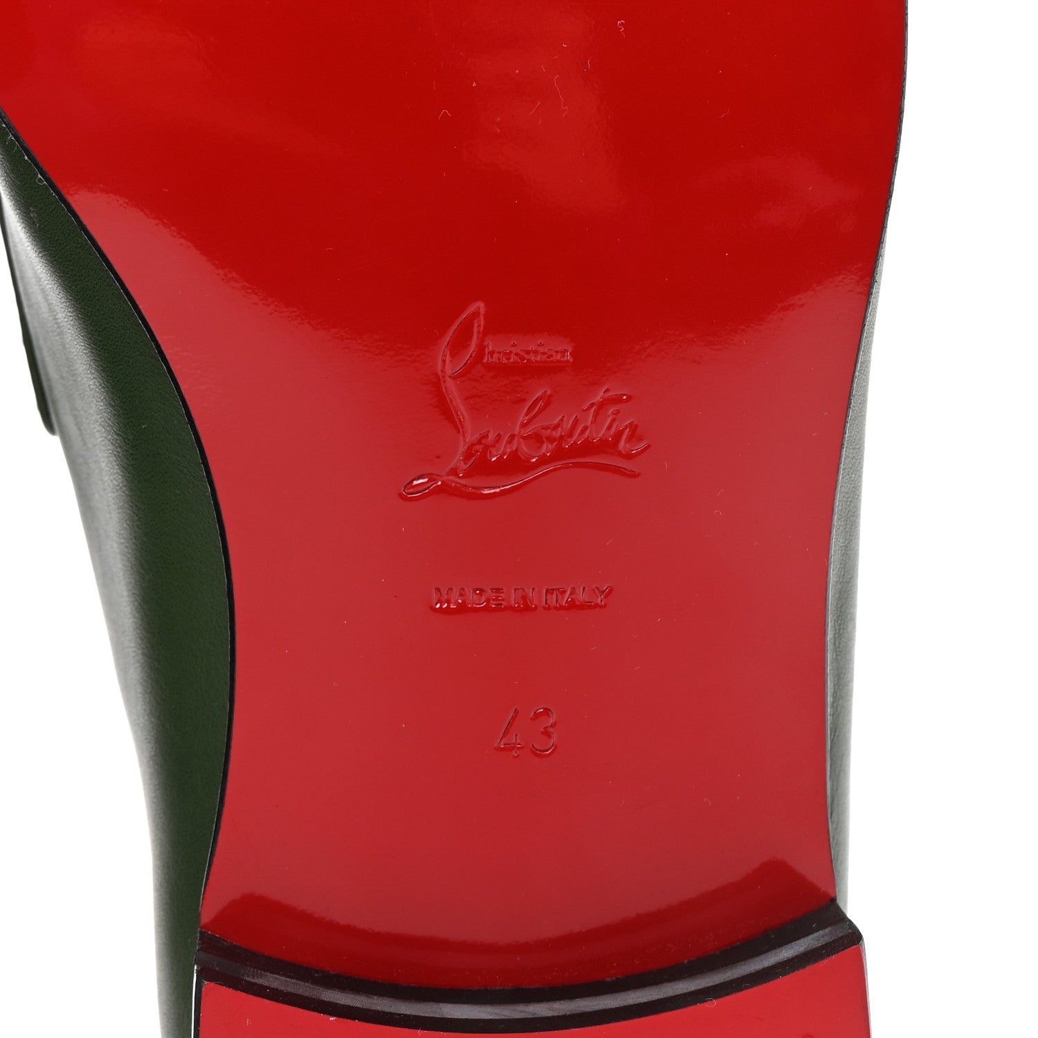 Christian Louboutin Calf Glove MJ Mock Mens Flat 43 Verlaine 7 of 9
