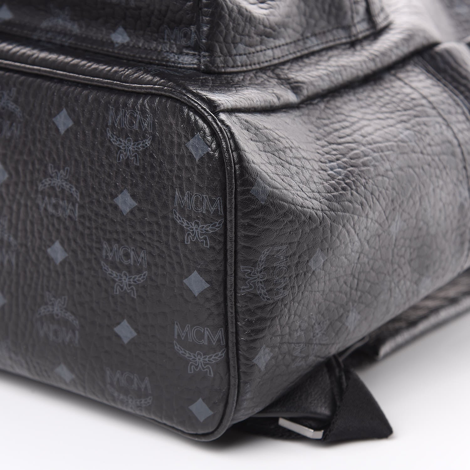 MCM Visetos Medium Stark Backpack Black 10 of 11