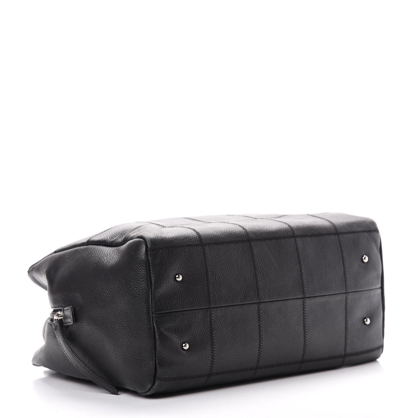 Caviar Square Stitched Bowler Black