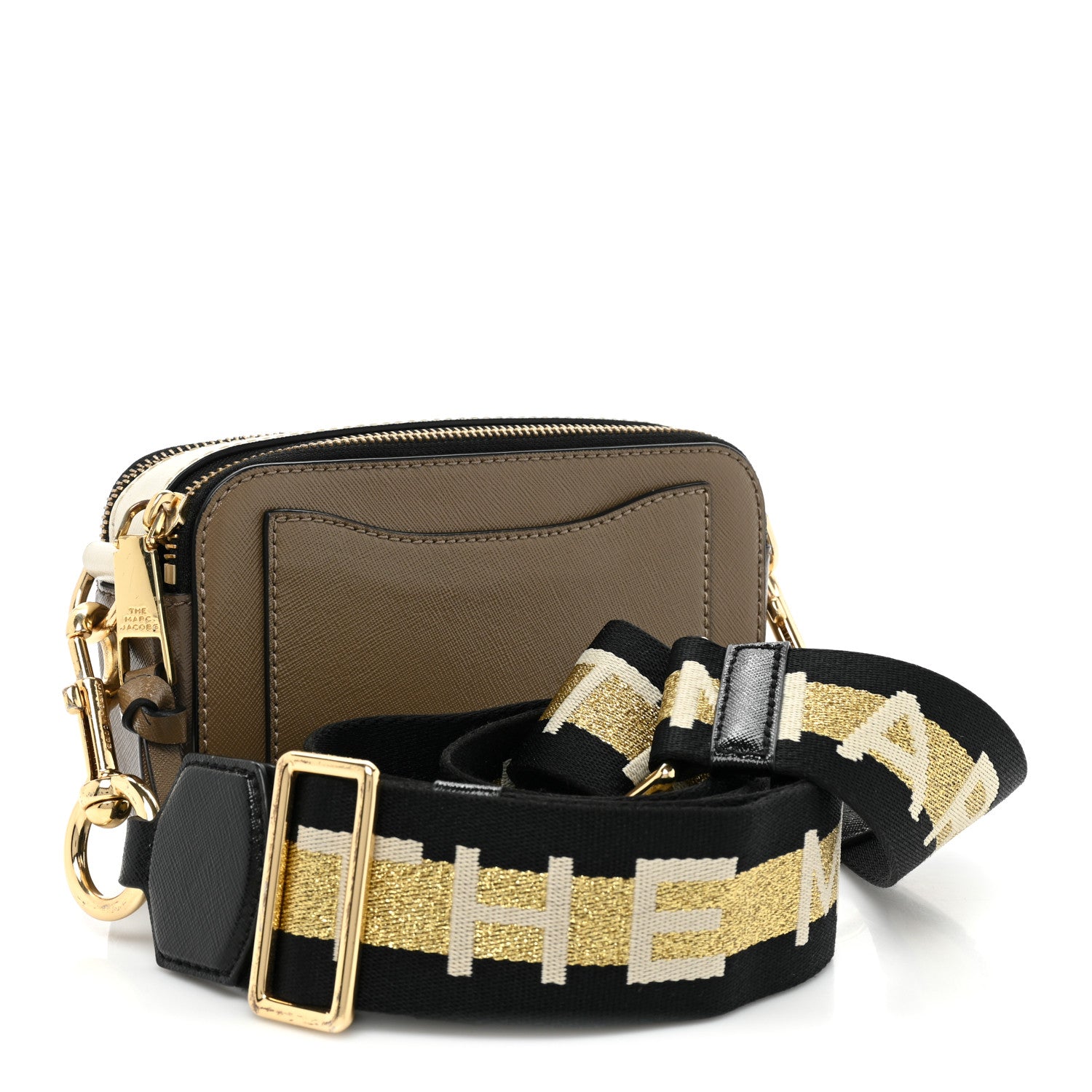 Marc Jacobs Saffiano Small Snapshot Camera Bag Sandcastle 3 of 14