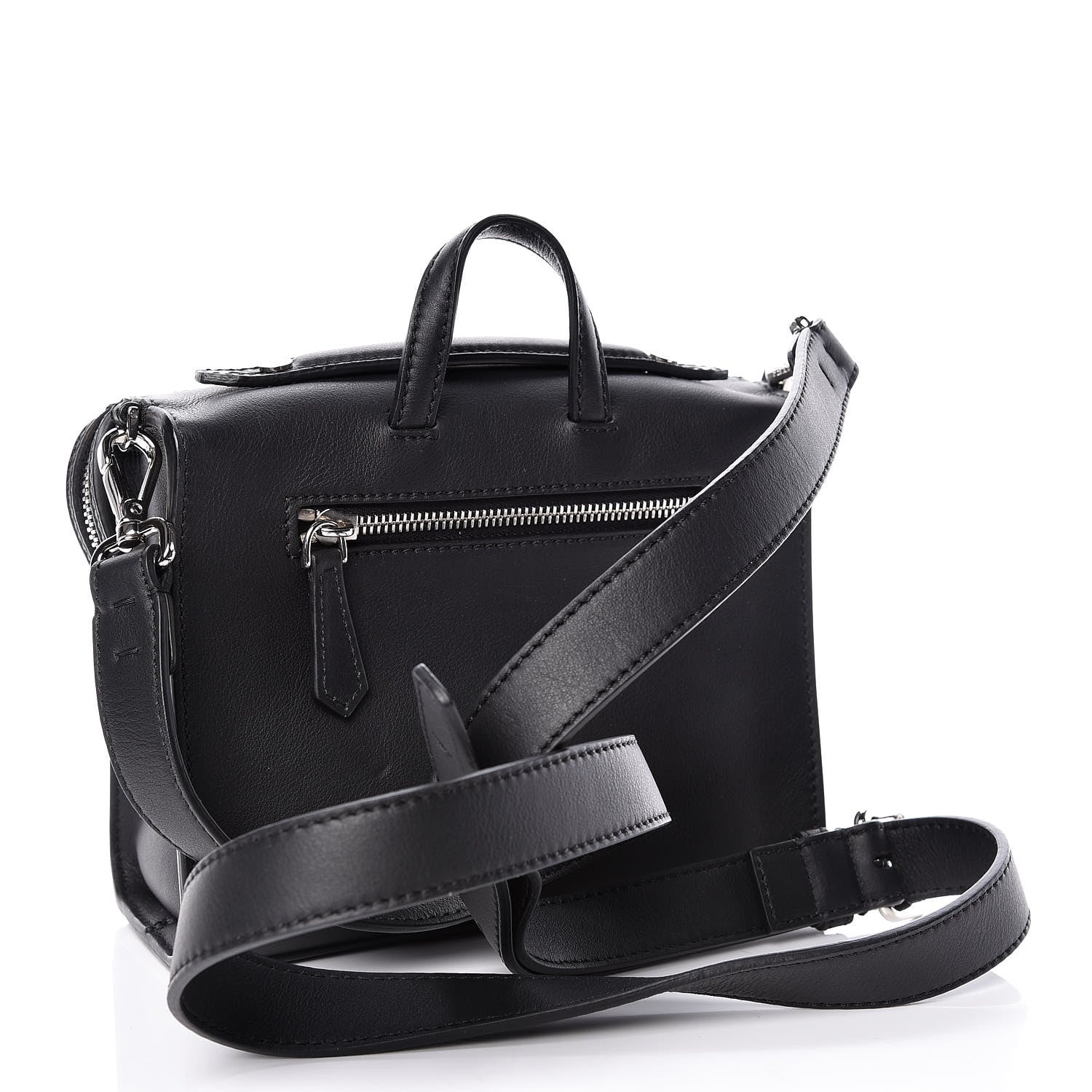 Fendi Vitello Grace Vocabulary Mini Lui Bag Black 3 of 10