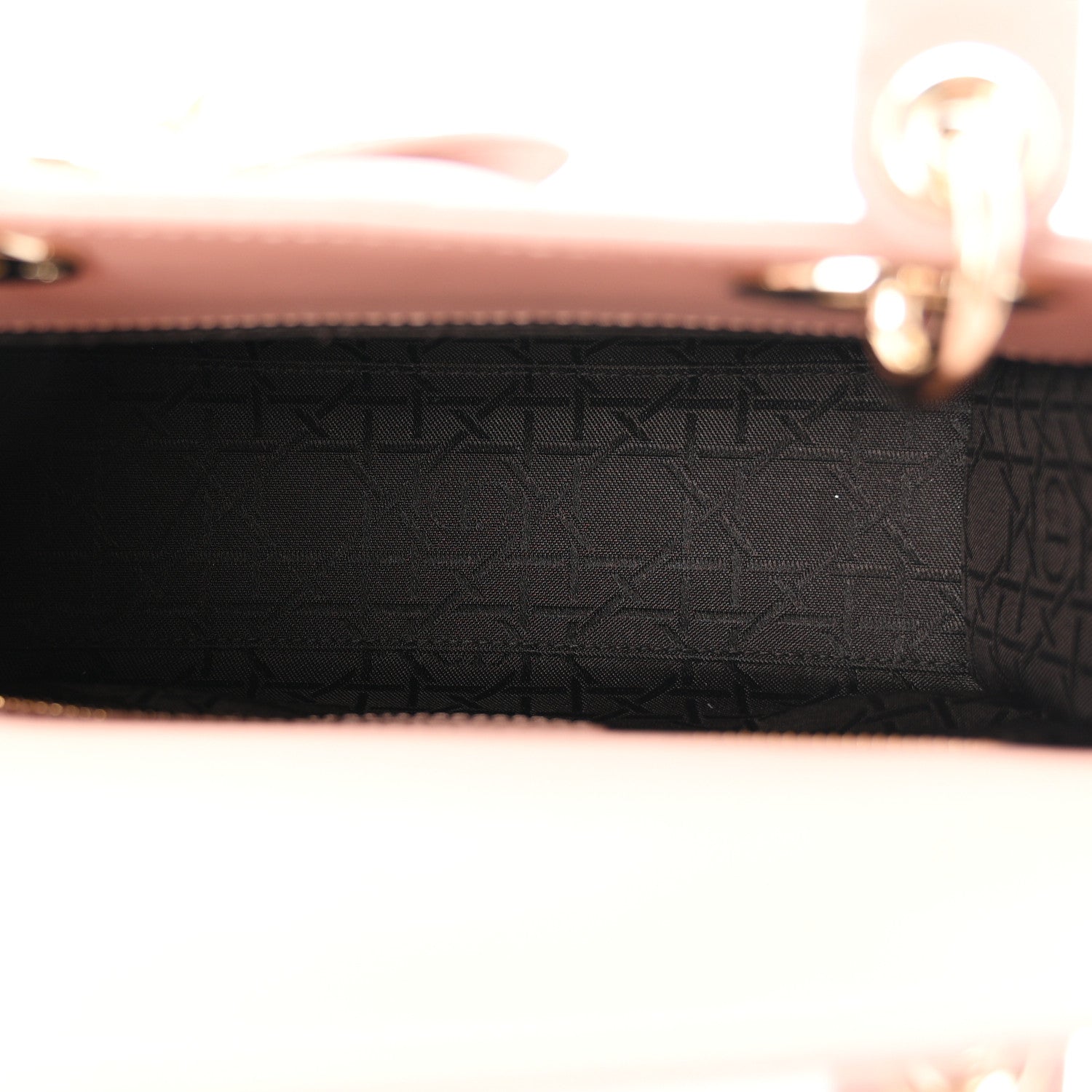 Christian Dior Lambskin Cannage Small My ABCDior Lady Dior Fard 5 of 11