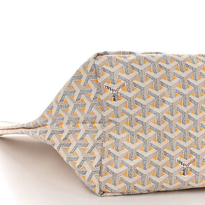 Goyard Goyardine Saint Louis Claire Voie GM White Yellow 10 of 12