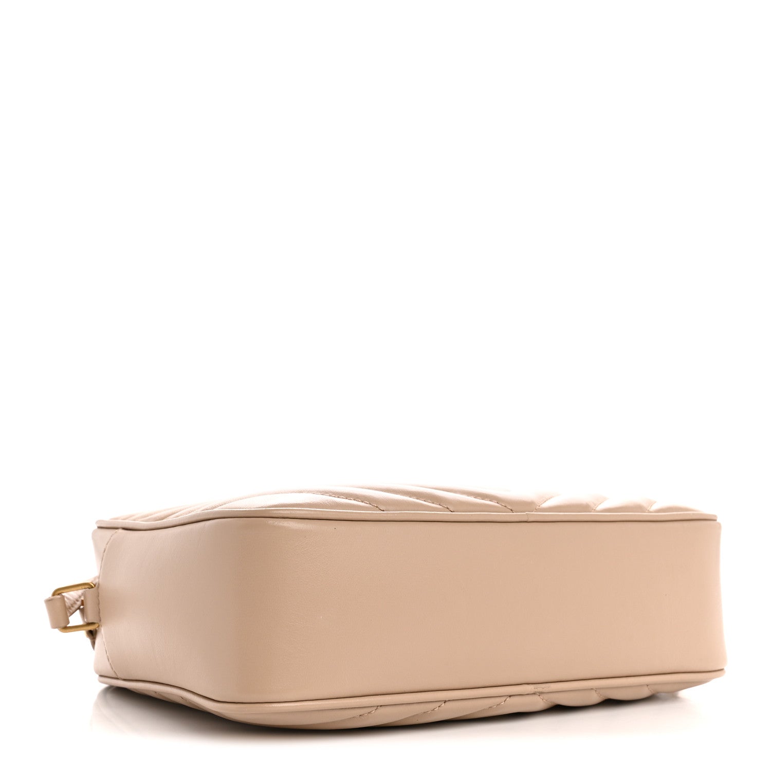 Saint Laurent Calfskin Matelasse Monogram Lou Camera Bag Dark Beige 4 of 14