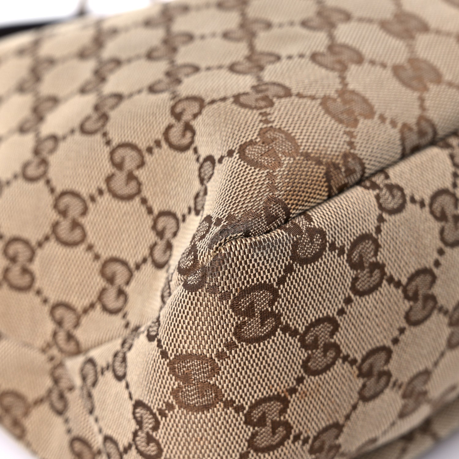 Gucci Monogram Medium Horsebit Chain Hobo Dark Brown 9 of 17