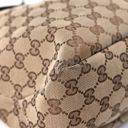 Gucci Monogram Medium Horsebit Chain Hobo Dark Brown 9 of 17