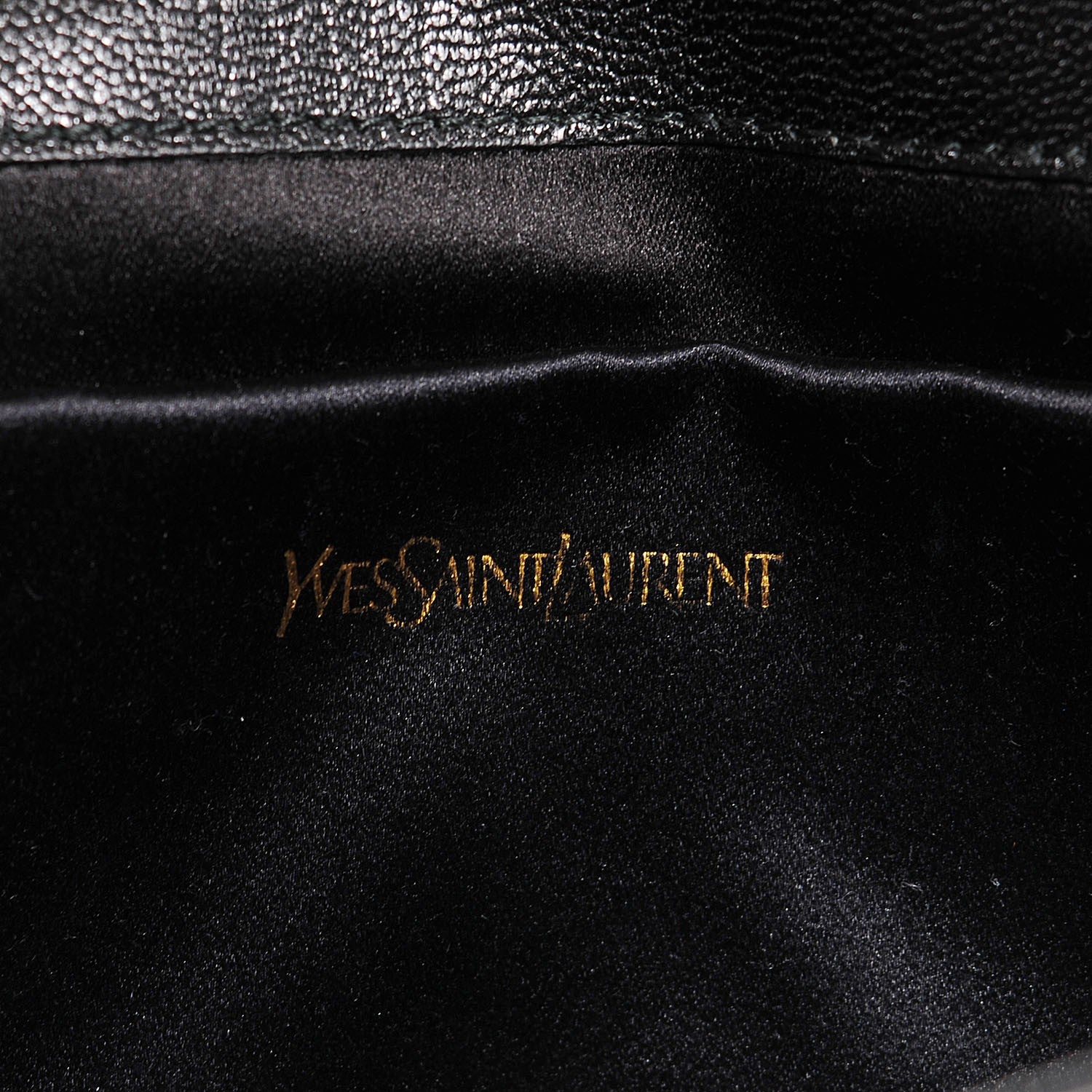 Saint Laurent Calfskin Monogram Large Belle De Jour Clutch Black 6 of 7