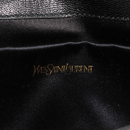Saint Laurent Calfskin Monogram Large Belle De Jour Clutch Black 6 of 7