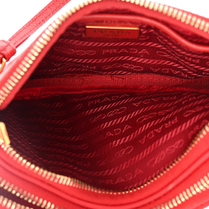 Prada Tessuto Nylon Mini Camera Crossbody Rosso 5 of 10