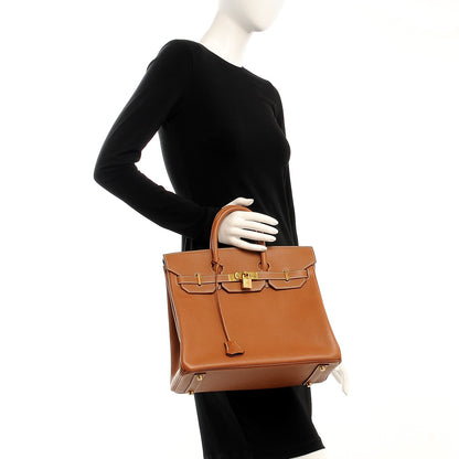 Hermes Courchevel HAC Birkin 32 Gold 2 of 31