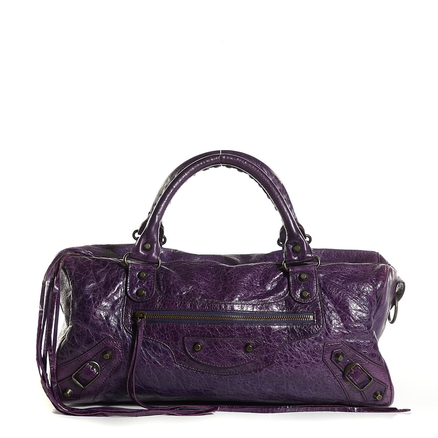 Agneau Classic Hardware Twiggy Sapphire
