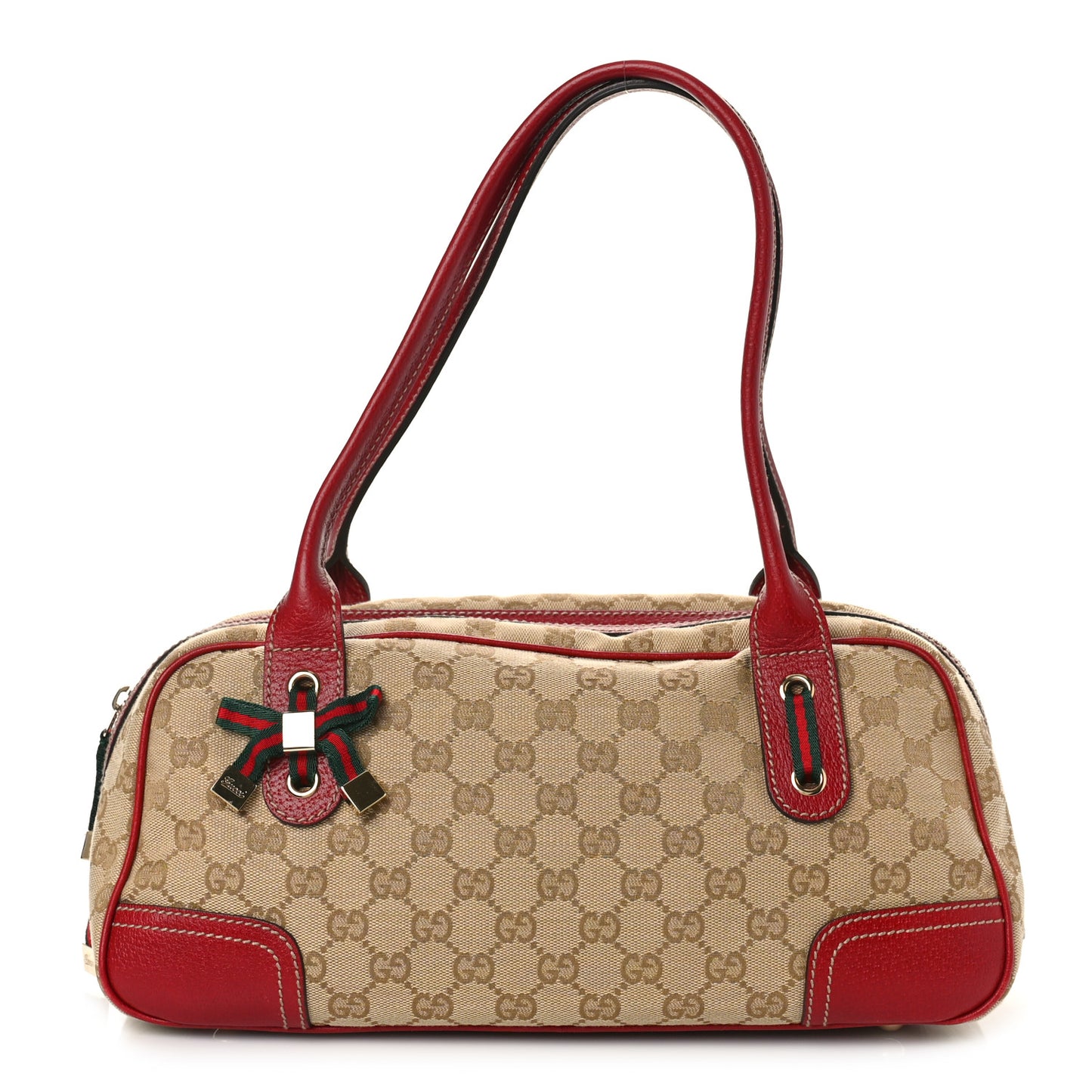Monogram Small Princy Satchel Red
