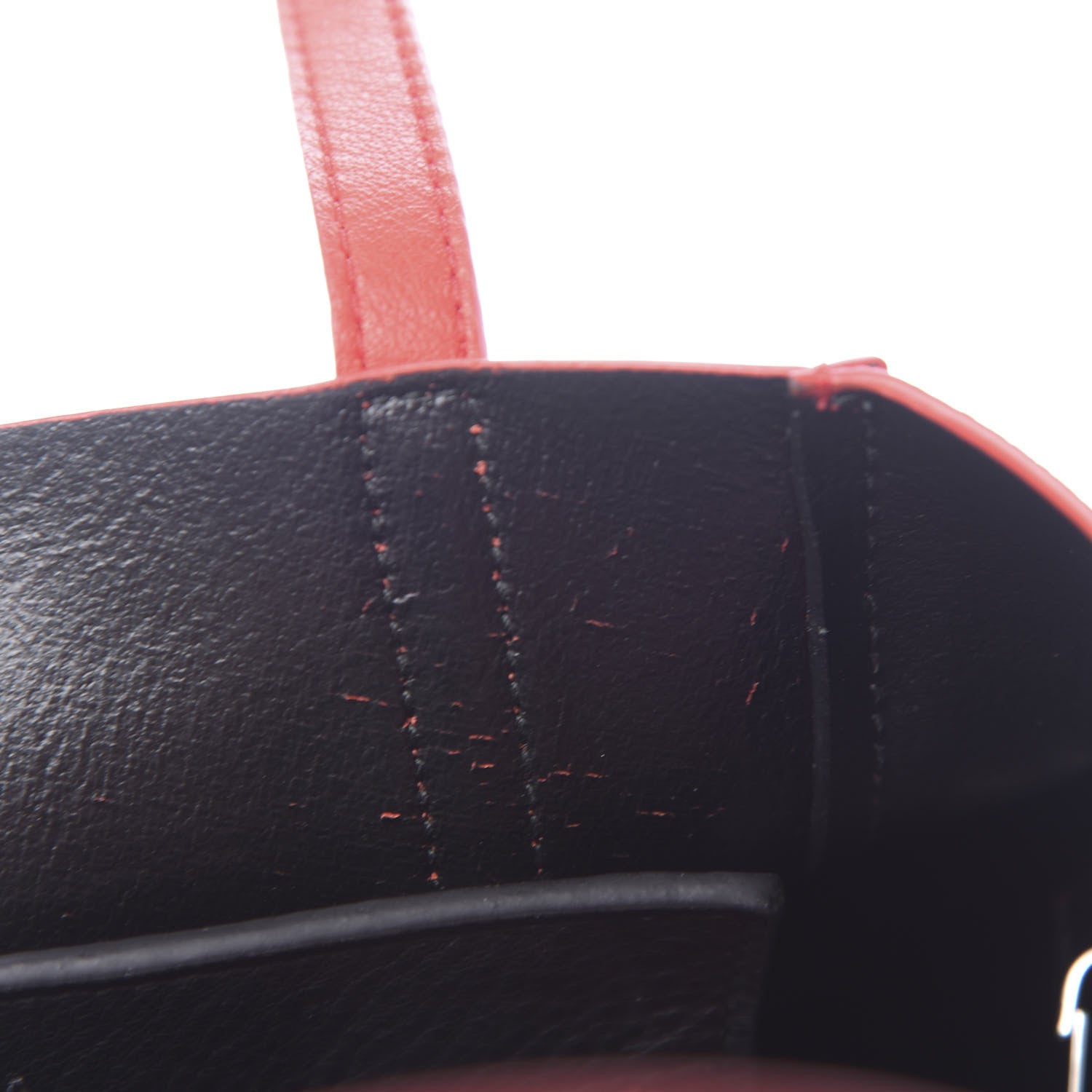 Balenciaga Smooth Calfskin Logo XXS Everyday Tote Vivid Red Black 11 of 12