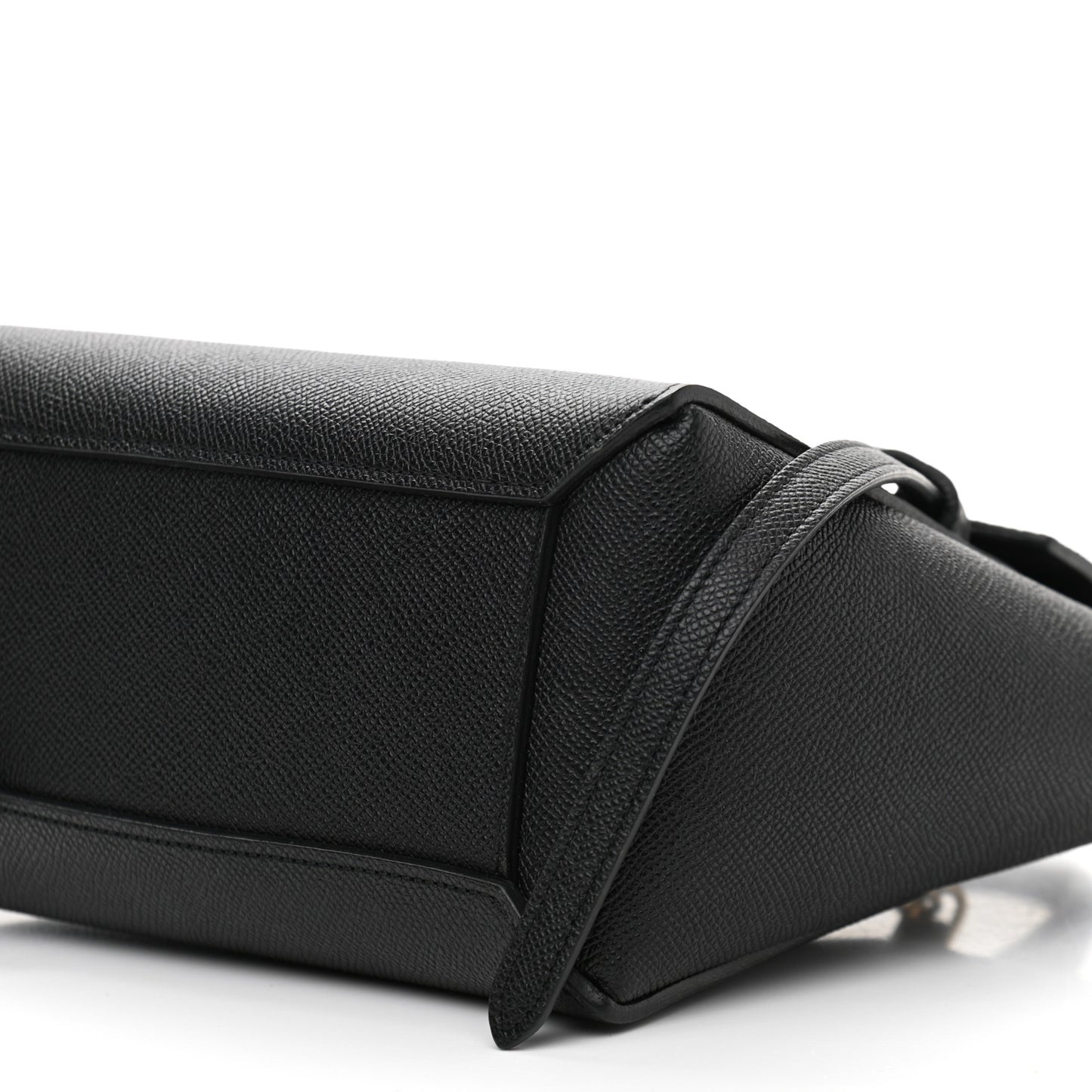 Grained Calfskin Nano Belt Bag Black
