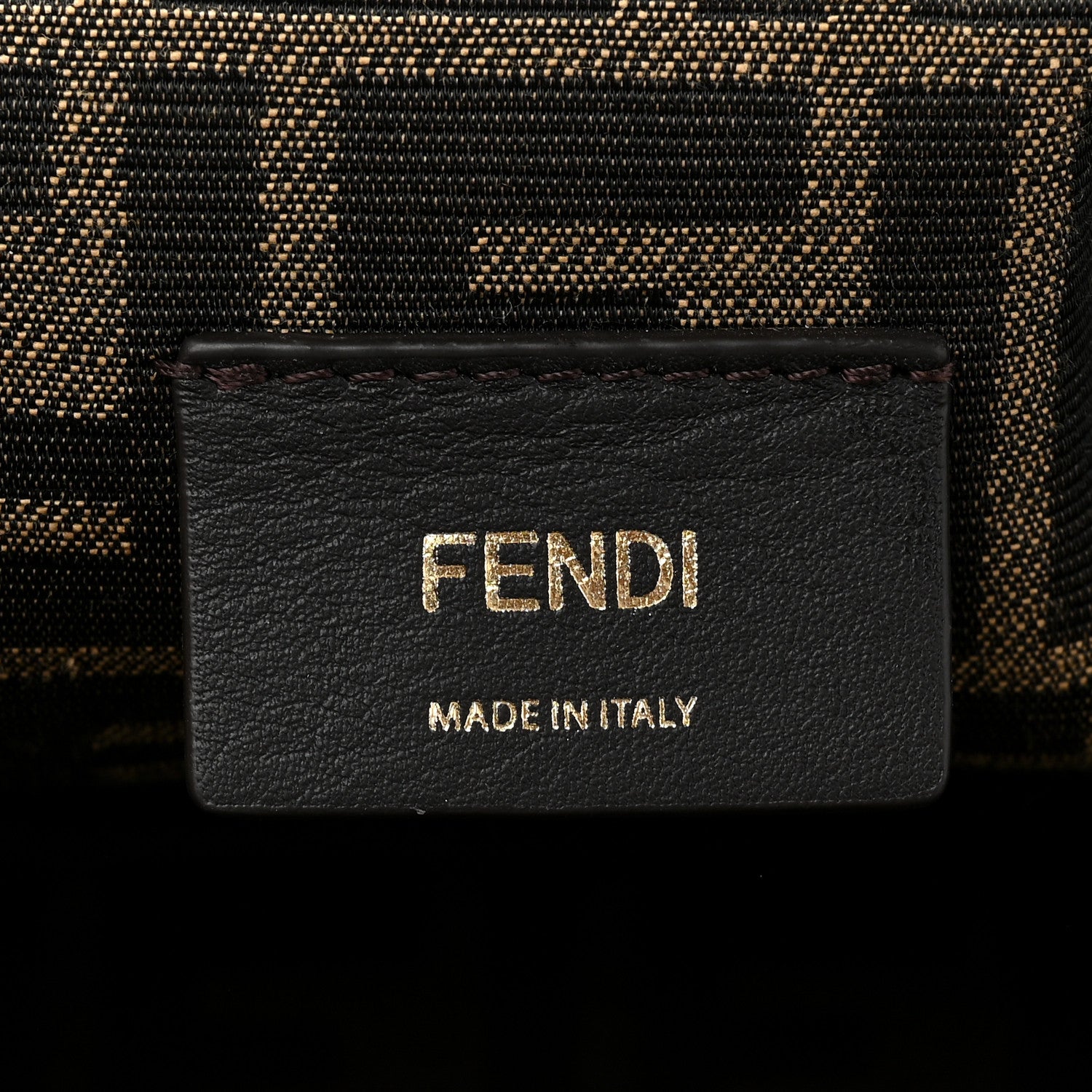 Fendi Shiny Nappa Medium Fendi First Black 6 of 12