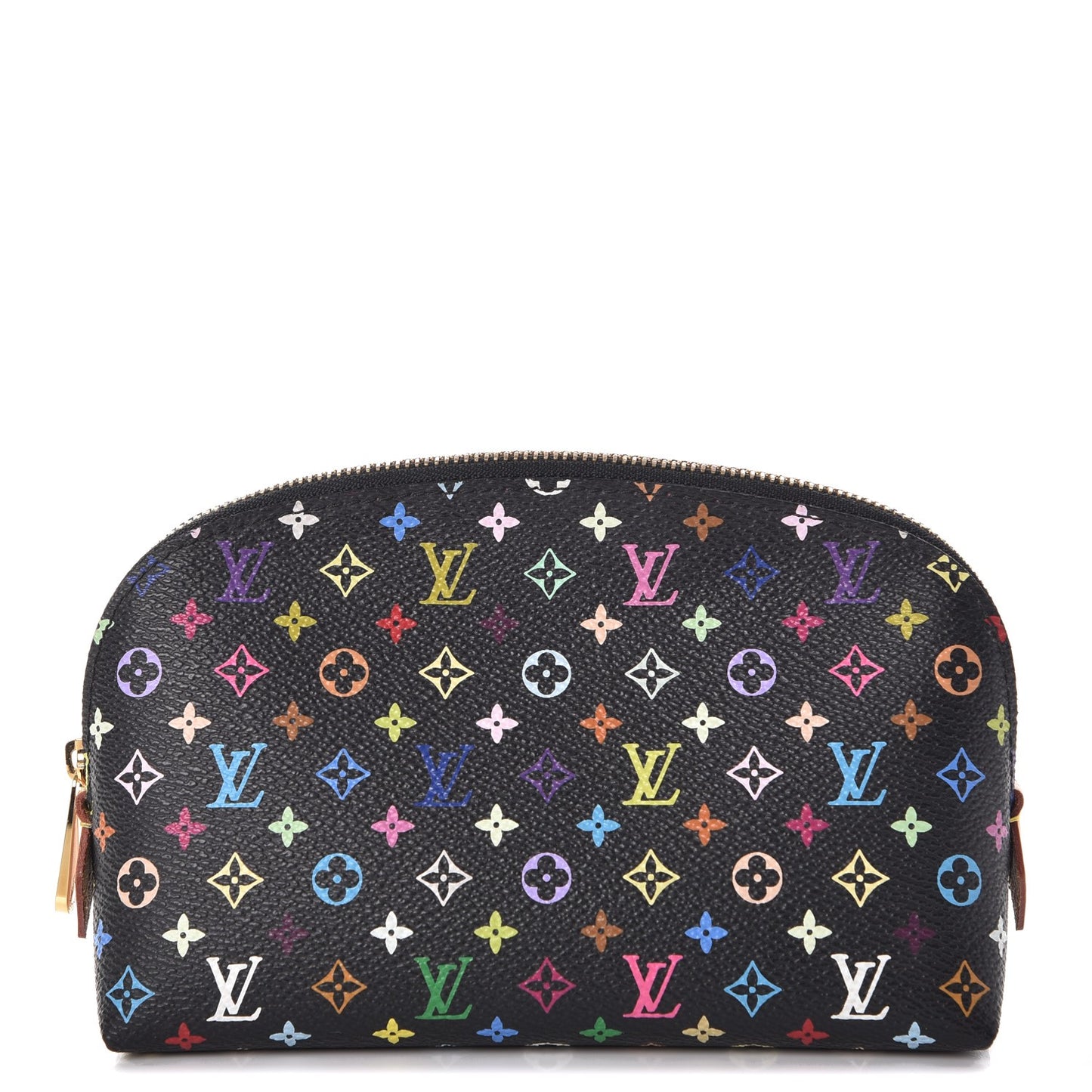 Monogram Multicolor Cosmetic Pouch Black Grenade