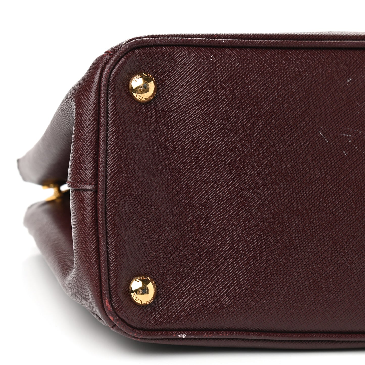 Saffiano Small Galleria Double Zip Tote Granato