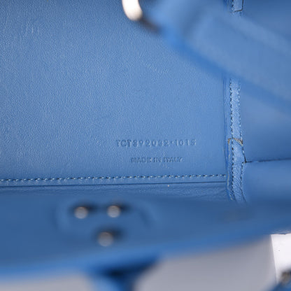 Saint Laurent Grained Calfskin Baby Sac De Jour Blue Clair 8 of 8