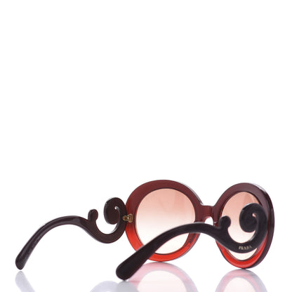 Prada Baroque Sunglasses SPR27N Red 4 of 7