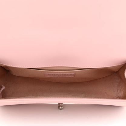 Chanel Calfskin Quilted Medium Boy Flap Light Pink 5 of 10