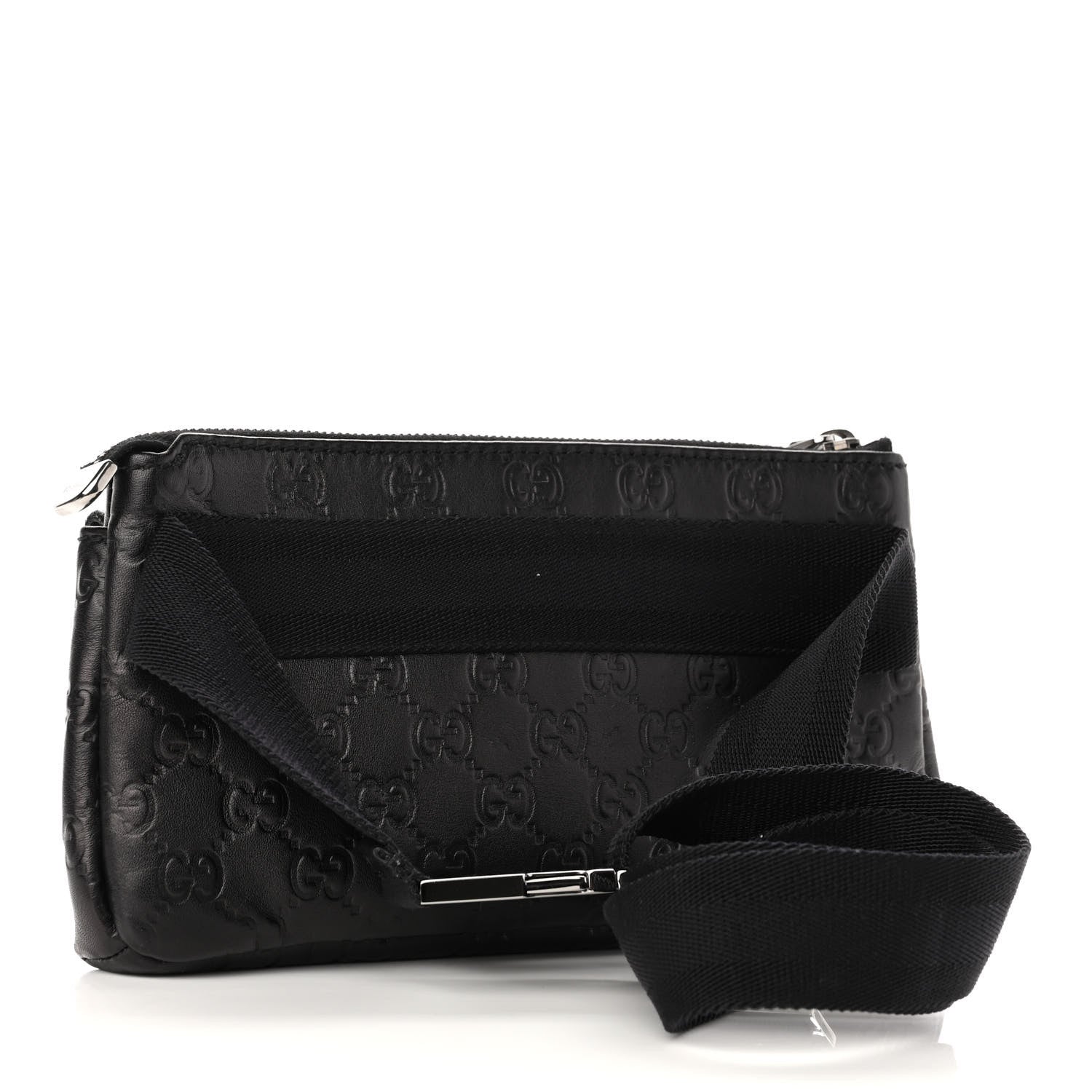 Gucci Guccissima Waist Belt Bag Black 3 of 10